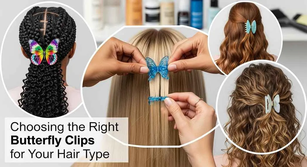 Choosing the Right Butterfly Clips for Your Hair Type